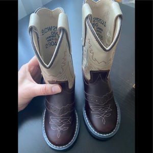 Children's Old West Round Toe Cowboy Boot